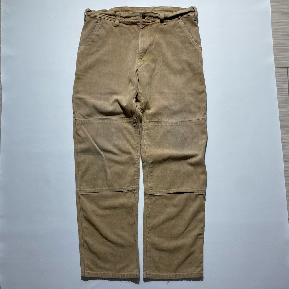 Patagonia 34” Double Knee Men's Tan Khakis Carpenter